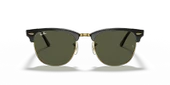 Ray-Ban Clubmaster 3016 W0365 Black/Gold-Green Güneş Gözlüğü - 2