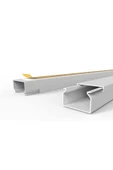 1m Kendinden Yapışkanlı 25x16mm Kablo Kanalı Kolay Montaj Temiz Görünüm PVC Kablo Gizleyici - 2