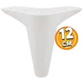 Aspen Mobilya Kanepe Koltuk Tv Ünitesi Baza Çekyat Yatak Ayağı Ayakları 12 Cm Beyaz Ayak (4 ADET) - 6