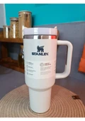 Stanley Quencher Pipetli Termos Bardak 1.18 Lt SİLVER GRİ - 1