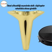 Aspen Lüks Mobilya Kanepe Koltuk Tv Ünitesi Baza Ayağı Ayakları 15 Cm Gold Atın (4 ADET) Plastik - 2