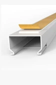 2m Kendinden Yapışkanlı 25x16mm Kablo Kanalı Kolay Montaj Temiz Görünüm PVC Kablo Gizleyici - 3