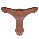 Mobilya Kanepe Sehpa Puf Koltuk Ayağı 14 Cm Kahve Baza Ayakları - 1