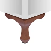 Mobilya Kanepe Sehpa Puf Koltuk Ayağı 14 Cm Kahve Baza Ayakları - 4