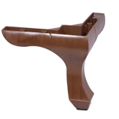 Mobilya Kanepe Sehpa Puf Koltuk Ayağı 14 Cm Kahve Baza Ayakları - 2