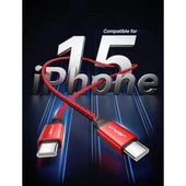 Jsaux 100W Süper Hızlı Usb C - Usb C Kablosu Type-C Hızlı Şarj Kablosu thumbnail 3