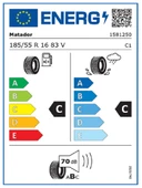 Matador 185/55R16 83V Hectorra 5 Oto Yaz Lastiği (Üretim Yılı: 2025) thumbnail 2