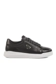 Ayakmod Siyah Beyaz Hakiki Deri Erkek Sneaker Premium 2040 M - 1