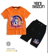 Triliya Pamuklu Unisex Çocuk Kapri Takımı (Cepli & Kordonlu, 3-12 Yaş) TRL-30 - 2