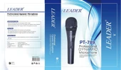 LEADER Professional Dynamic Microphone PT-789 thumbnail 2