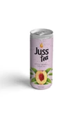 JUSSTEA Şeftali Aromalı Soğuk çay 250ML x24 Adet - 2