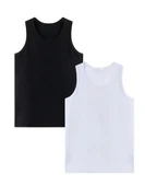 Premium Fitilli Streetwear Atlet Beyaz - 4