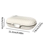 BUFFER® Taşınabilir İlaç Kutusu 7 gün Bölmeli Büyük İlaç Kutusu thumbnail 5