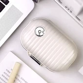 BUFFER® Taşınabilir İlaç Kutusu 7 gün Bölmeli Büyük İlaç Kutusu thumbnail 2