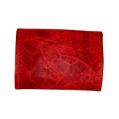 Hakiki Deri Erkek Cüzdan & Kartlık Yatay Model - Kırmızı thumbnail 2