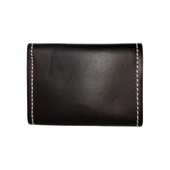 Hakiki Deri Erkek Cüzdan & Kartlık Yatay Model - Siyah thumbnail 2