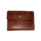 Hakiki Deri Erkek Cüzdan & Kartlık Yatay Model - Kahverengi thumbnail 1