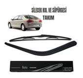 Renault Laguna 2 Arka Cam Silecek Kolu Ve Süpürgesi Takım (Kapaklı) 50Cm 2002-2007 - 1