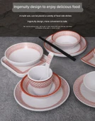 A5 Melamin Hot Pot Yemek Takımı - Platin Dört Parça Set 11 thumbnail 9