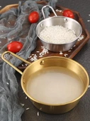 Kore Tarzı Paslanmaz Çelik Kase - 14cm - Küçük Kaseli (Altın) - 4