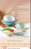 Toprak Fırın Altın Melamin Ramen Kasesi - 11 inç + Kaşık 7085 - 5