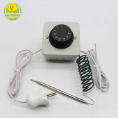 Analog Ayarlı Gazlı Termostat 0-40 Ayarlayan Civciv Kafes Isıtma - 1