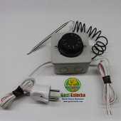 Analog Ayarlı Gazlı Termostat 0-40 Ayarlayan Civciv Kafes Isıtma - 2