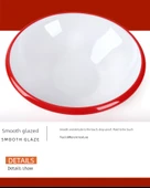 Melamin Bambu Şapka Kase - 8.5 inç Kahve/Bej (Ekstra Kalın A8) - 10