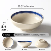 Retro Melamin Kase - 6 inç - 223160 - 1