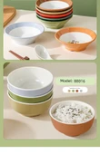 Melamin 13cm Pirinç Kasesi - Söğüt Yeşili (Model 2) - 9