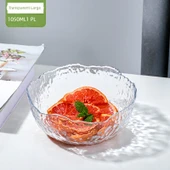 Cam Meyve Salata Çorba Kasesi Seti - Şeffaf Büyük Boy Kase Hasarlı - 1