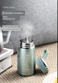 Paslanmaz Çelik Süzgeçli Termos - Kahve - 360ml - 11