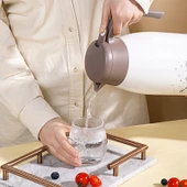 2 Litre Paslanmaz Çelik Termos - Beyaz - 3