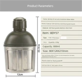 Çift Katmanlı Termos Yemek Kabı - Kaşıklı - 0.8L - 11