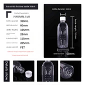 Yüksek Isıya Dayanıklı Plastik Şişe - 500 ml Termos (Ağaç) - 4