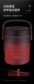 Termal Yemek Kutusu - 1.5L - Gri Mavi - 9