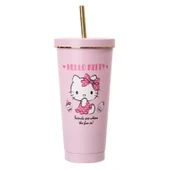 KT Fiyonklu Pembe Desenli Termos Bardak - 750ml - 1