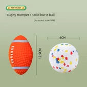 Köpek Çiğneme Oyuncağı Topu - Küçük Boyut Isırmaya Dayanıklı Patlayan Toplu thumbnail 1