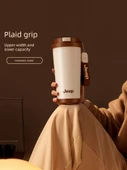 Seramik Kaplı Termos Bardak - 500ml - Beyaz - 5