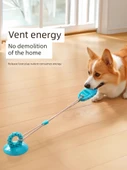Köpek Oyuncak Vantuzlu Isırmaya Dayanıklı Diş Kaşıma Oyuncağı - Terlik Mor - 11