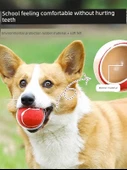 Köpek Isırmasına Dayanıklı Top Oyuncak - Kırmızı Dolu Top Süper Büyük Boy (Yüksek Elastik Süper Isırık Dayanımı) - 3