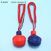 Köpek Eğitim Isırma Molar Top Oyuncak - Rugby (Renk Rastgele) thumbnail 1