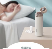 316 Paslanmaz Çelik Termos Bardak - 450ml - Gri thumbnail 9