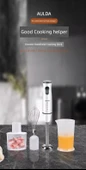 Aulda 400W Yüksek Güçlü El Blenderı - Beyaz Tek [Paslanmaz Çelik Ayaklı] - 7