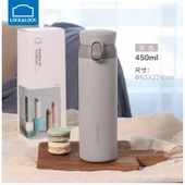 316 Paslanmaz Çelik Termos Bardak - 450ml - Gri thumbnail 2