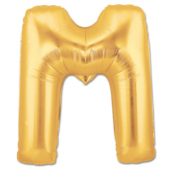 Gold M Folyo Balon 40 İnç 100 Cm - 1