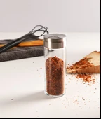 Basic cam tuzluk - 4 lü tuzluk biberlik baharatlık 230 ml. - 1