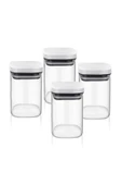 Thn cam kavanoz - cam erzak saklama kavanoz 4 lü set 250 ml.borosilikat cam - 1