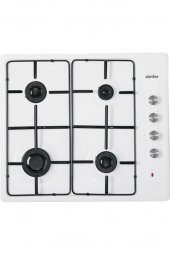 Simfer 3010 Doğalgazlı Beyaz Set Üstü Ocak - 1