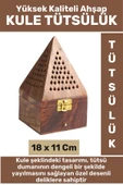Premium Seri Yüksek Kaliteli Yoga Meditasyon Aromaterapi Chakra Pozitif Enerji Ahşap KULE Tütsülük - 1